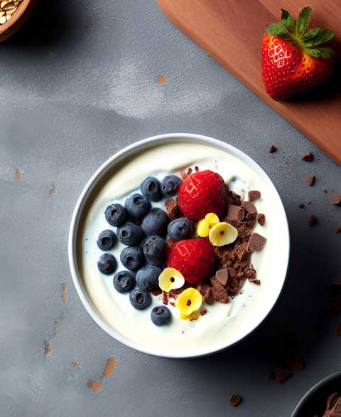 Cacao Nib Yogurt Bowl