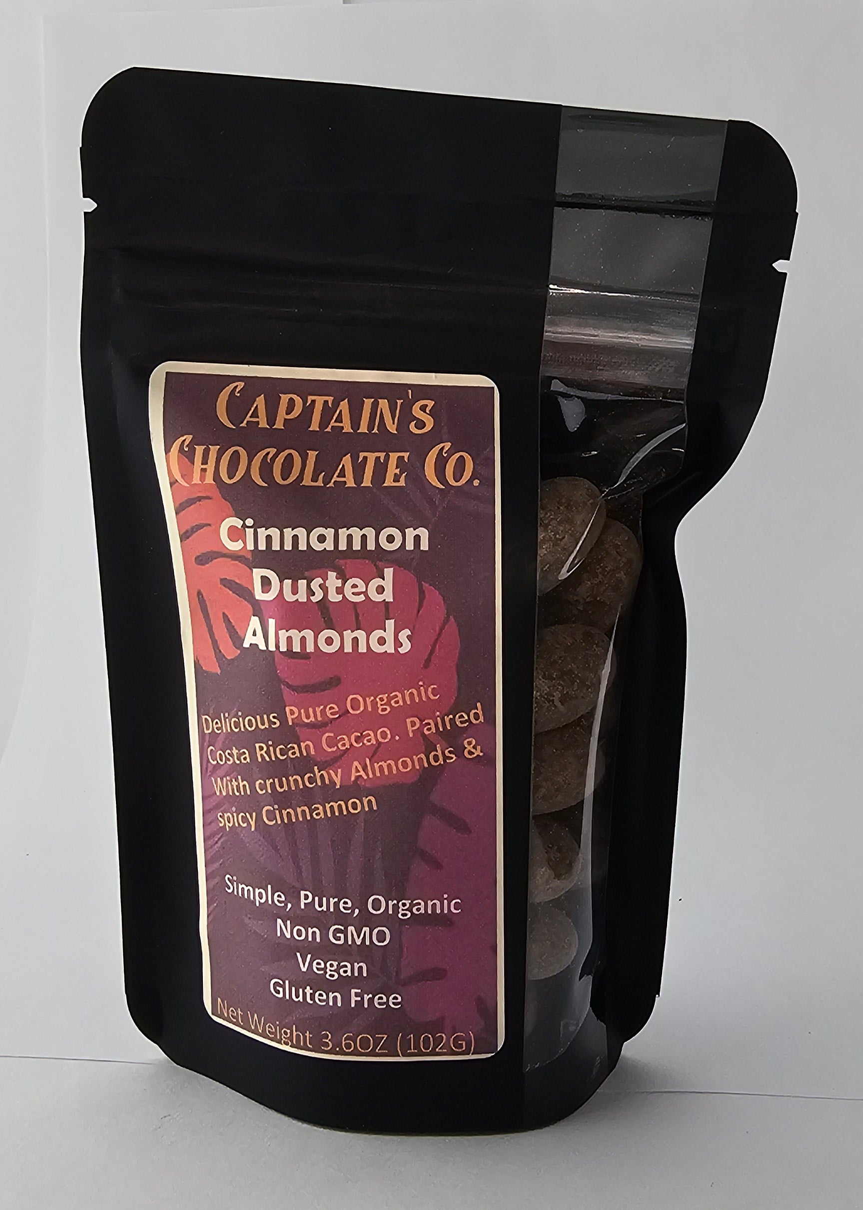 Chocolate Covered Cinnamon Dusted Almonds – Captain's Chocolate