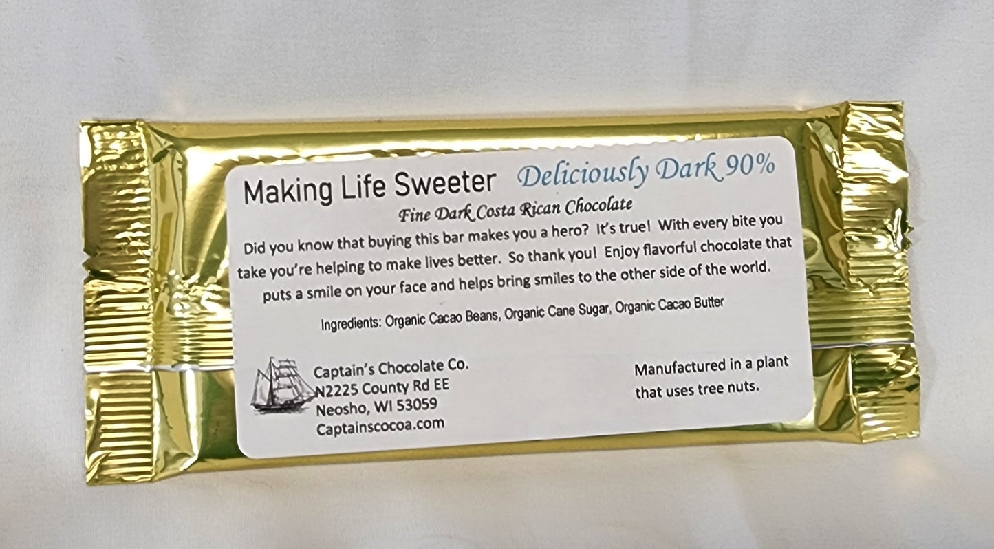 90% Chocolate Bars