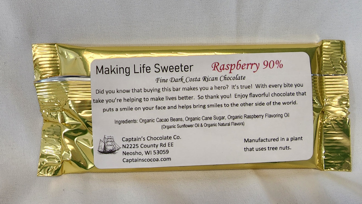 90% Chocolate Bars