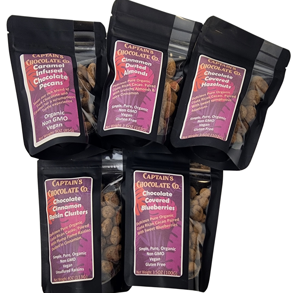
                  
                    Golden Indulgence Gift Box – Organic Dark Chocolate Covered Nuts & Fruits
                  
                