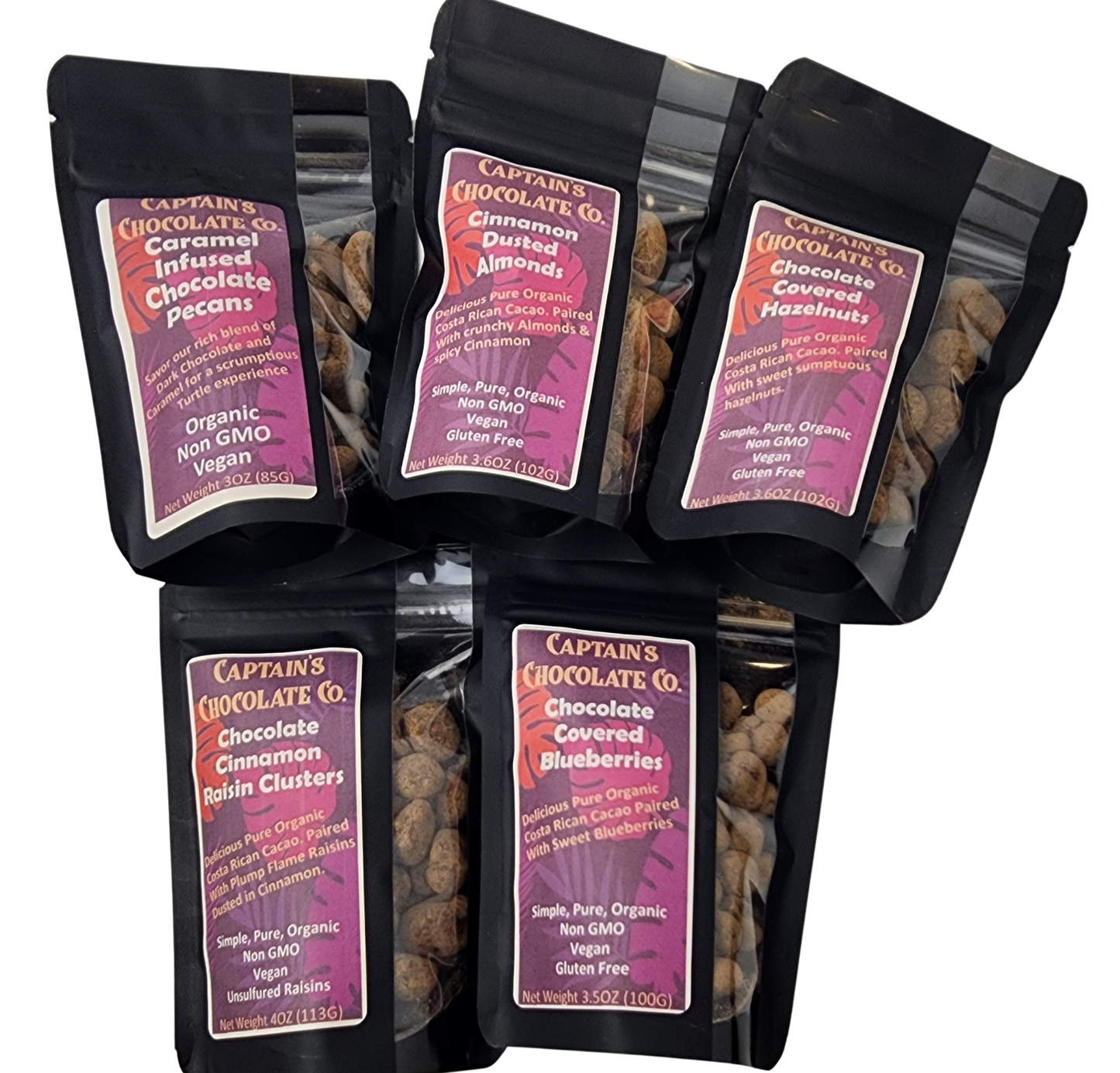 
                  
                    Golden Indulgence Gift Box – Organic Dark Chocolate Covered Nuts & Fruits
                  
                