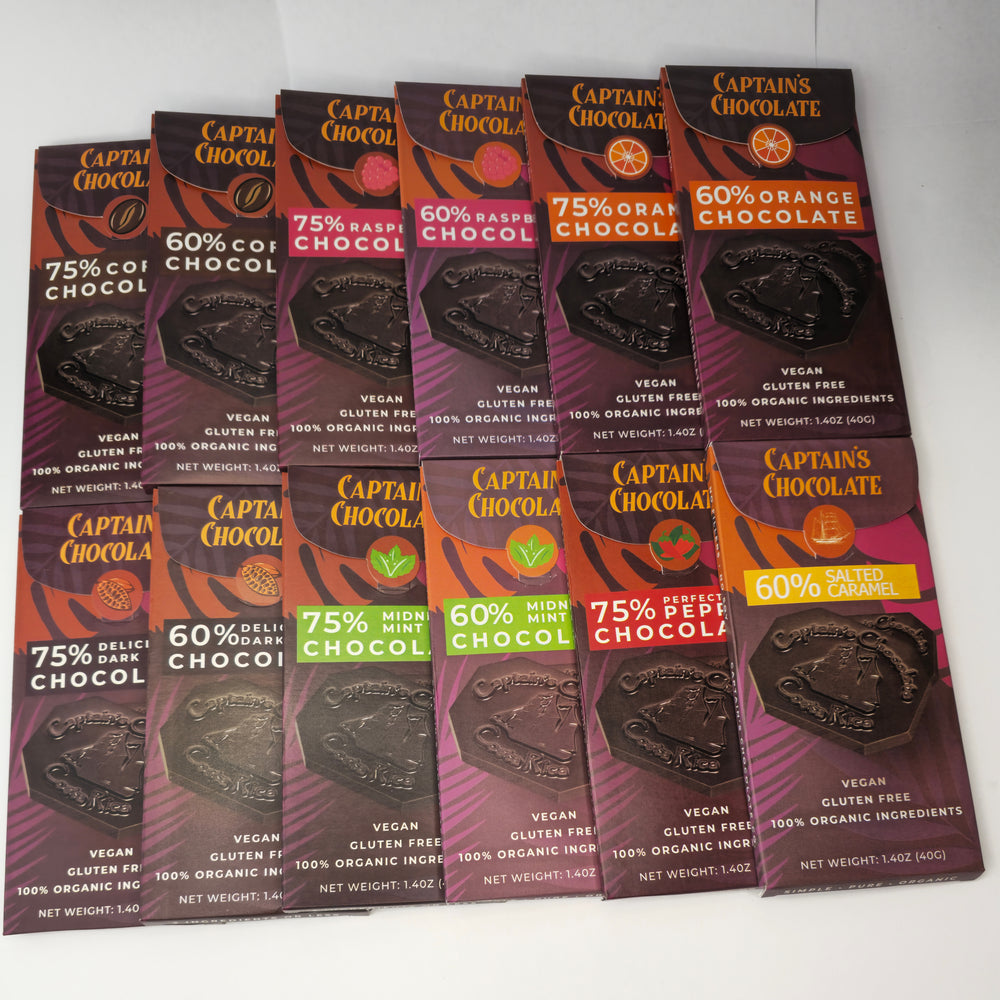 
                  
                    Captain's Organic Chocolate Bar Bundle
                  
                