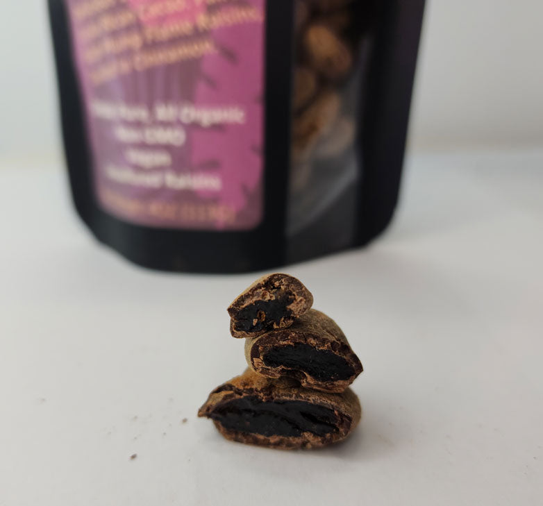
                  
                    Cinnamon Dusted Chocolate Covered Raisins
                  
                