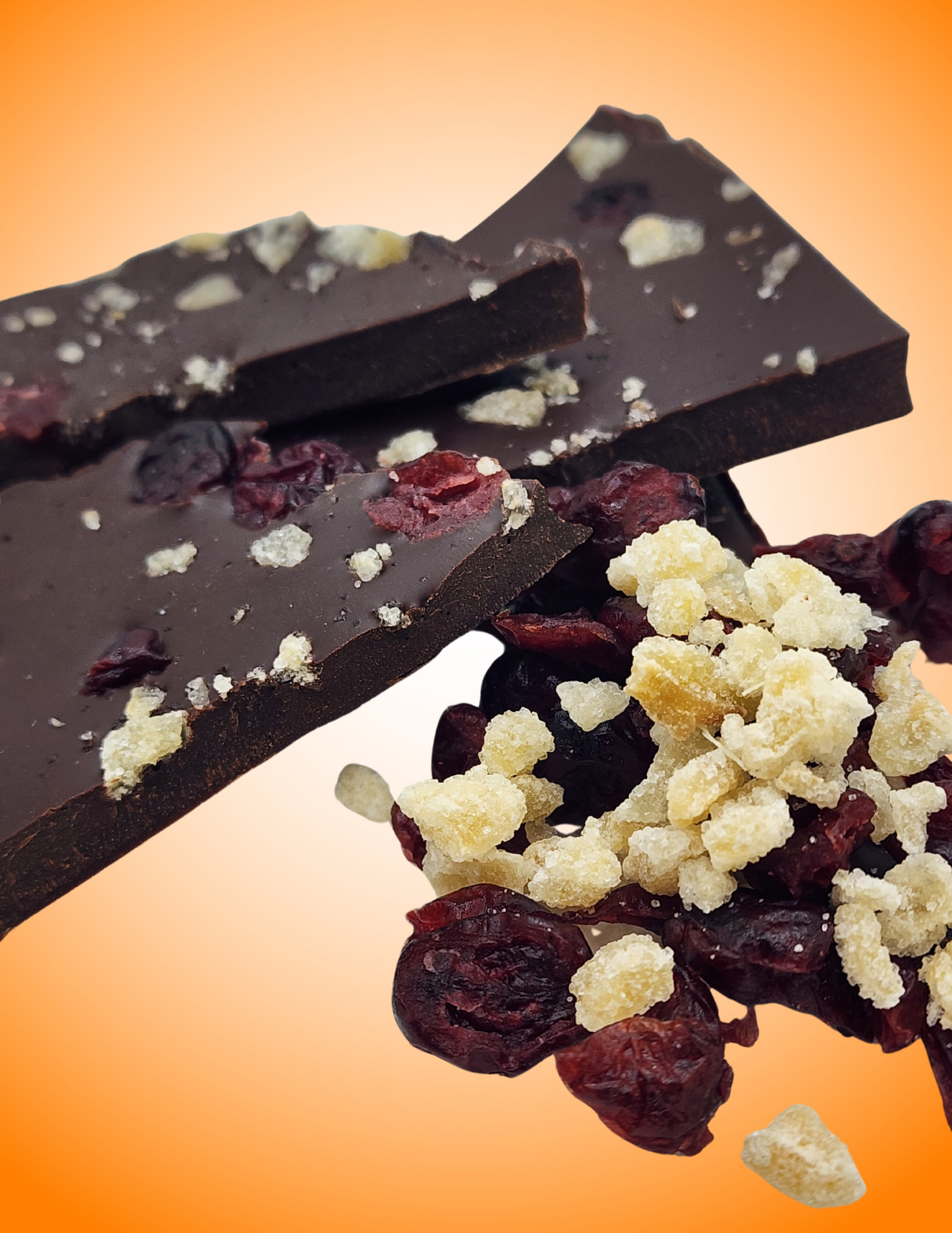 
                  
                    Orange Ginger Cranberry Chocolate Bark
                  
                