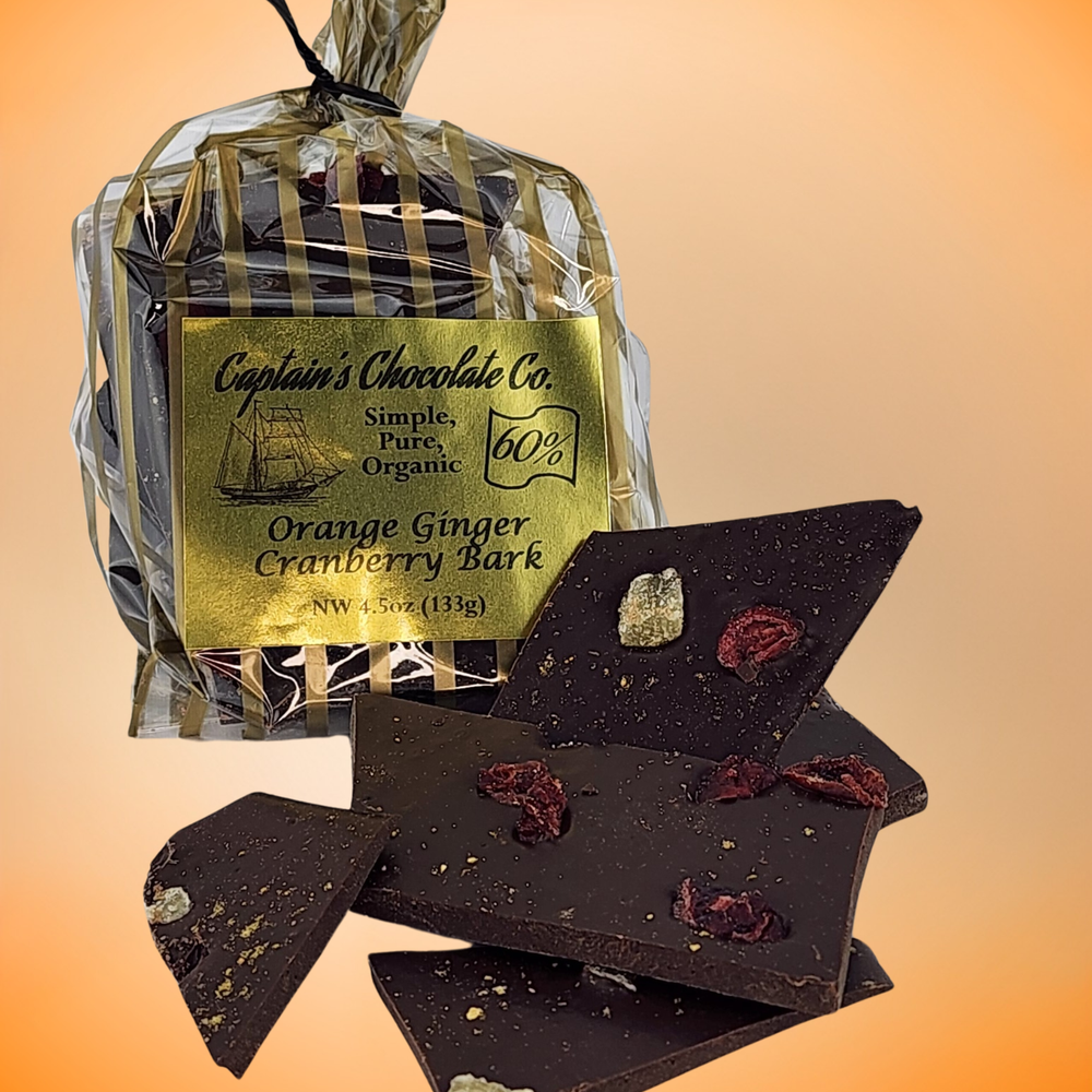 
                  
                    Orange Ginger Cranberry Chocolate Bark
                  
                