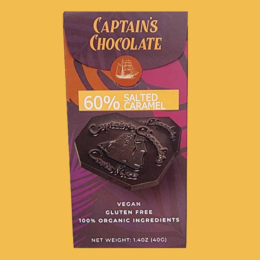 
                  
                    Organic Salted Caramel Dark Chocolate Bar (40g)
                  
                