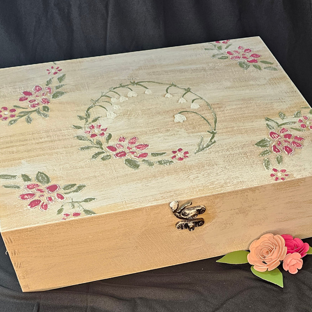 
                  
                    Hand Painted Roses Wooden Gift Box
                  
                