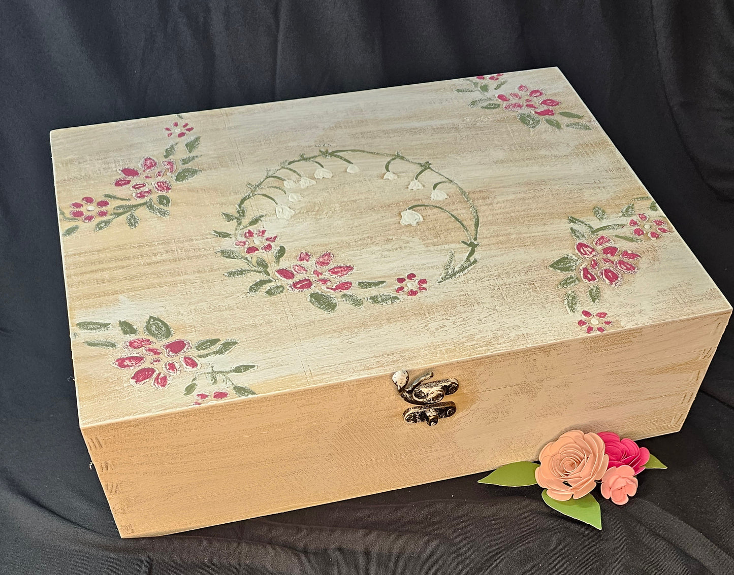 
                  
                    Hand Painted Roses Wooden Gift Box
                  
                