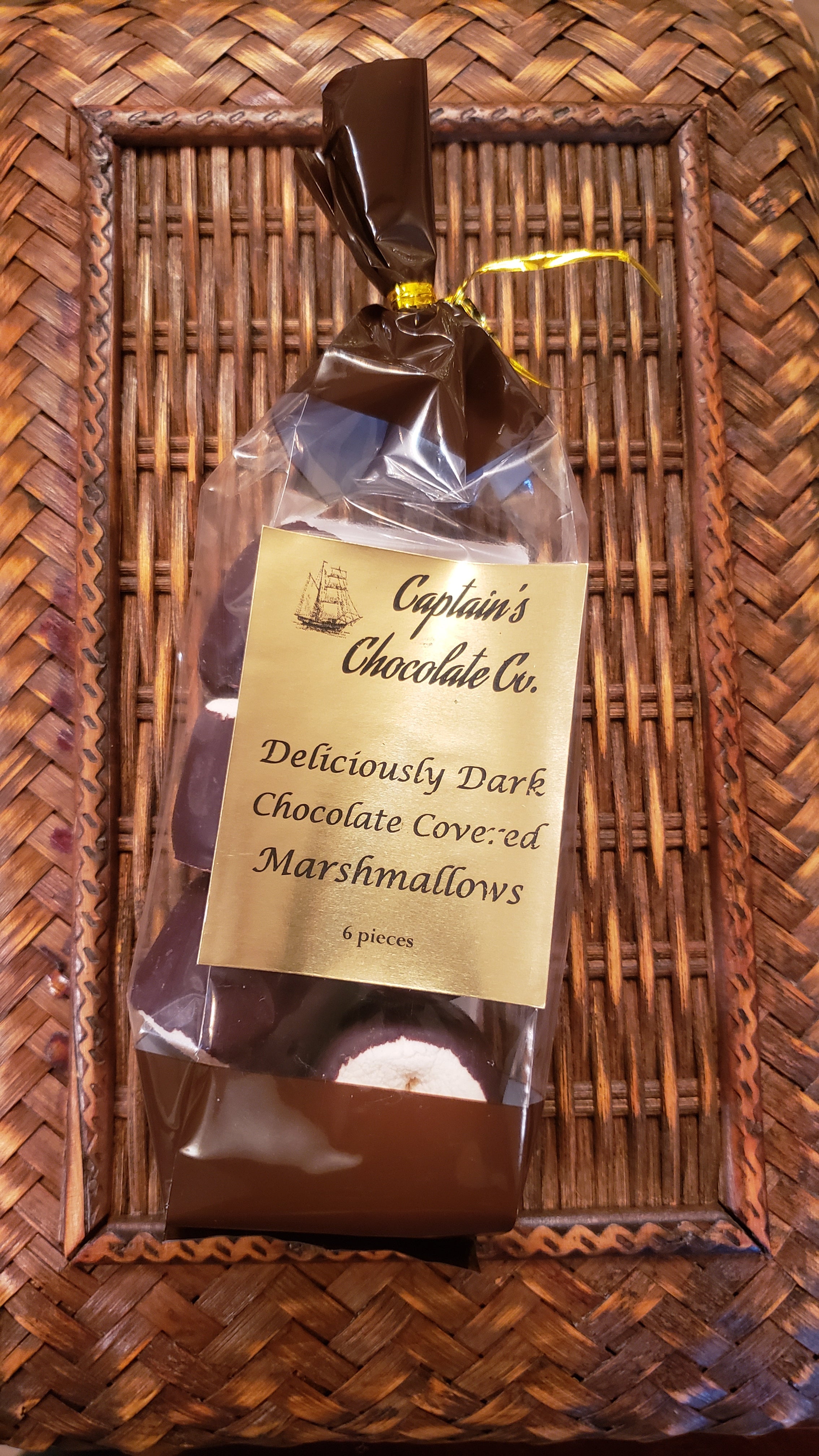 Dark Chocolate Covered Vegan Marshmallows – Captain's Chocolate