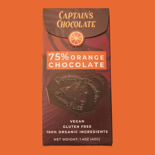 Organic Orange Dark Chocolate Bar (40g)